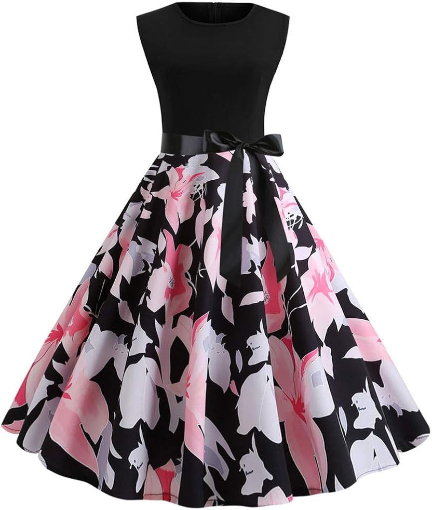 cocktail print dress