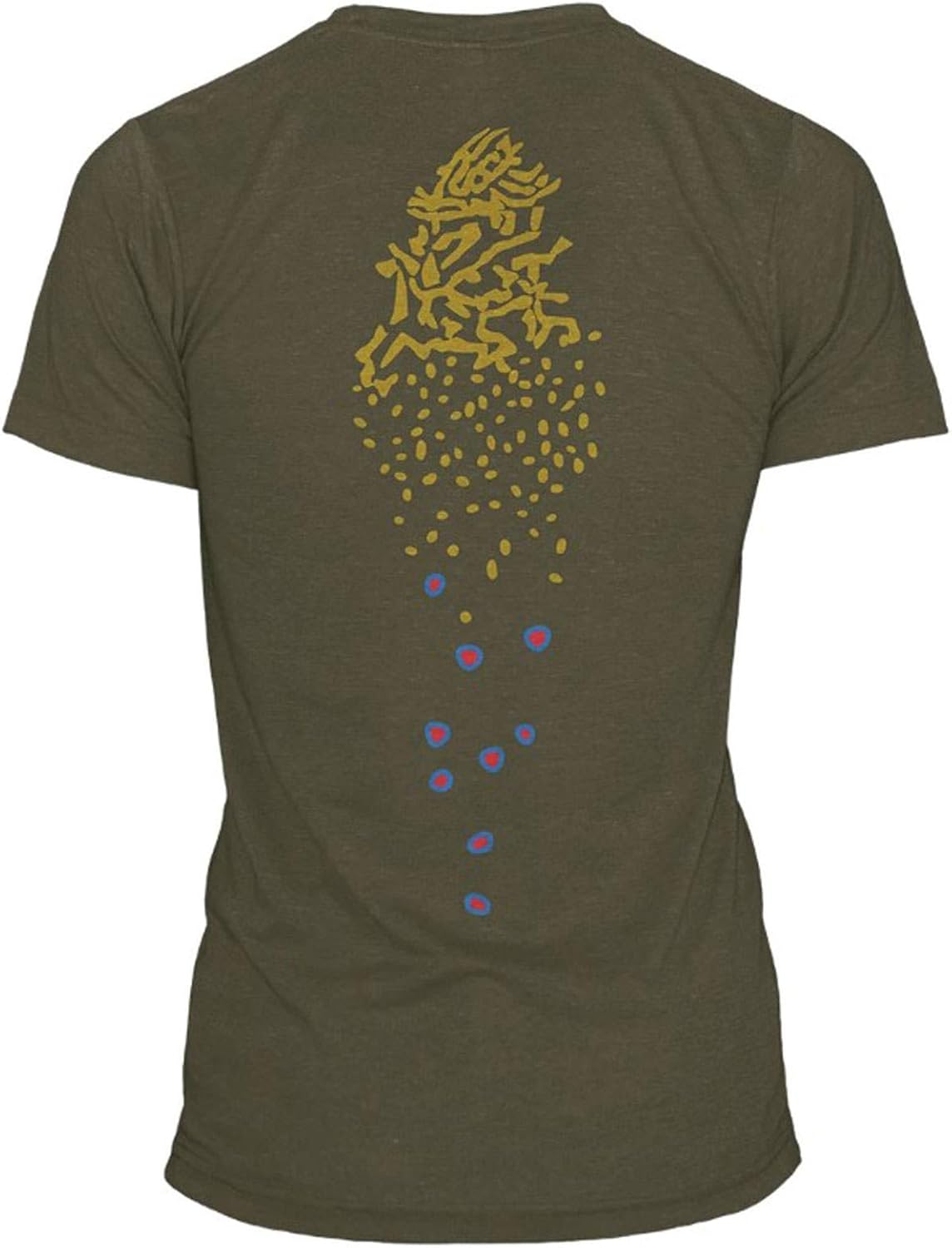 Amazon Com Repyourwater Brook Trout Skin Spine T Shirt Clothing