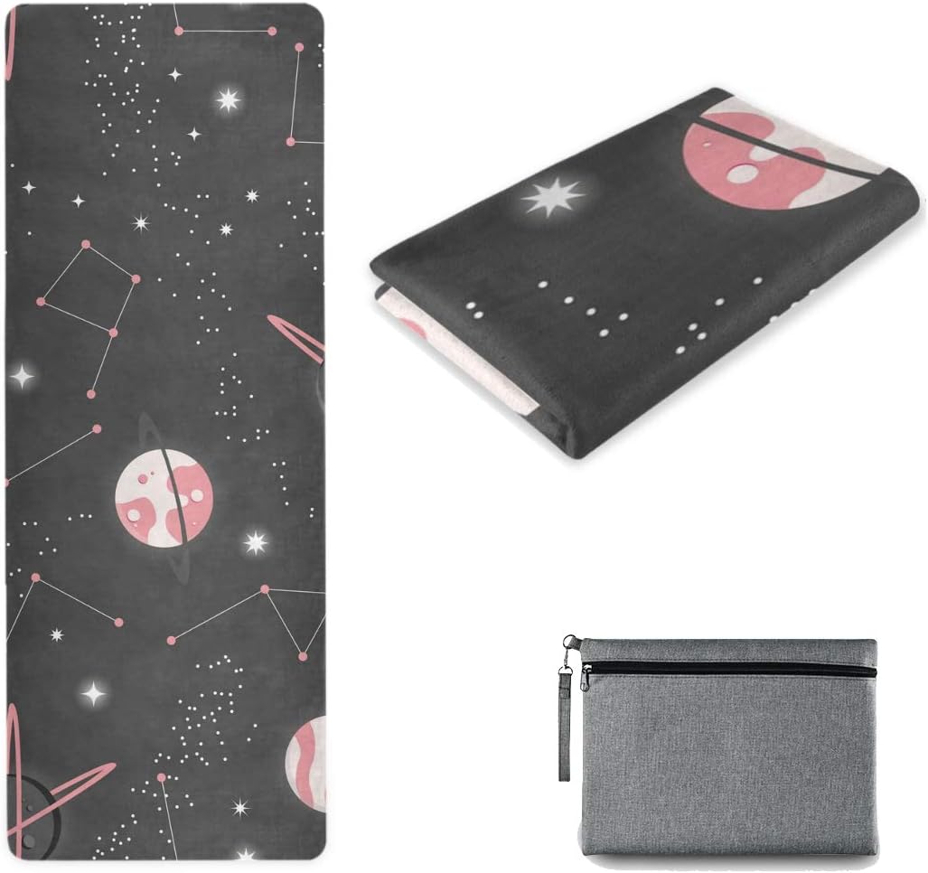 Yoga Mat Fitness Exercise Mat Universe Stars