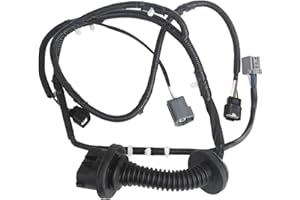 VASTAUTO Rear Passenger RH Side Door Jumper Wire Harness Assembly Fits for 2009-2014 Ford F150 Crew Cab Replaces# AL3T-14632-DD, 9L3T-14632-JCA