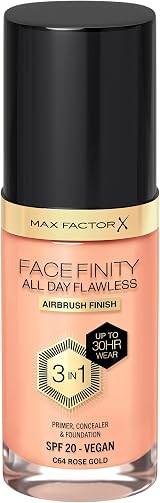 Max Factor Facefinity 3-in-1 Foundation SPF20 Rose Gold 64 30ml