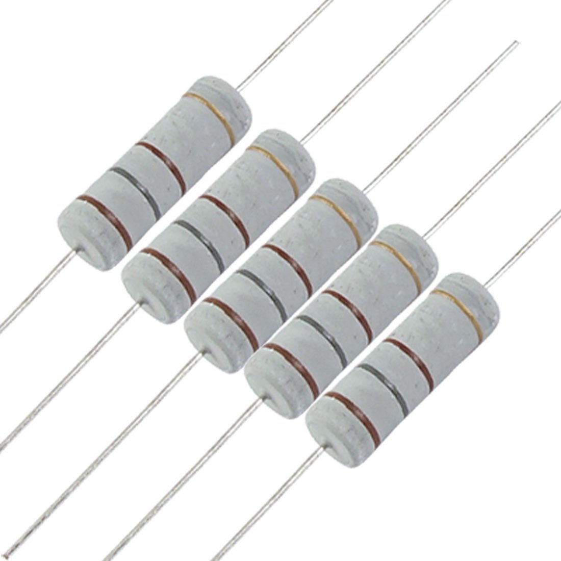 Uxcell a11101900ux0374 10 x 5W 700V 180 Ohm 5W Metal Oxide Film ...