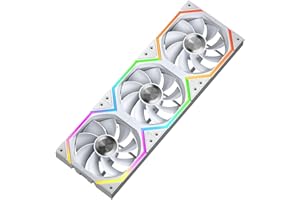 Jungle Leopard Galaxy 120mm PC Case Fan, ARGB and PWM Cooling Fans PC, Axle Core Double Ring CD Pattern Module Computer Fans,