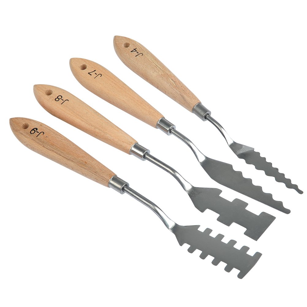 WOWOSS 13PCS Oil Painting Palette Knives Set with Different Shapes and