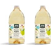 365 by Whole Foods Market Apple Juice, Organic, 64 Fl Oz | Reduced Sugar | Pack of 2