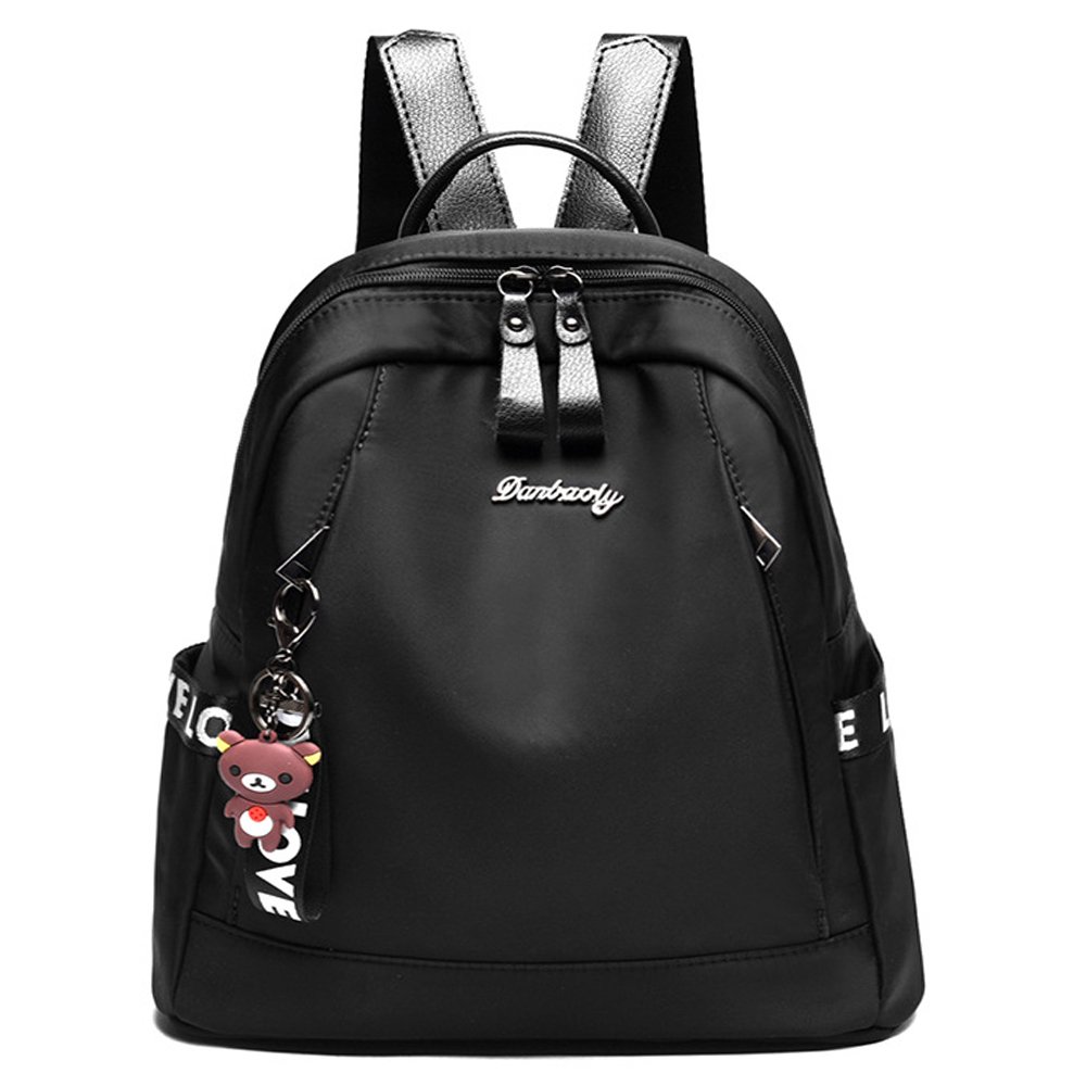 FiveloveTwo Womens Girls Fashion Backpack Rucksack Oxford cloth Anti-thef Backpack Purse School Shoulder Hobo Satchels Top-Handle Bags Black
