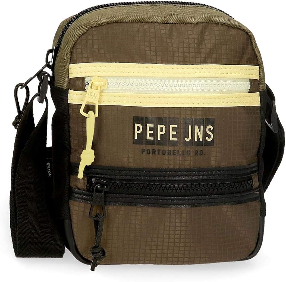 Pepe Jeans Caden Shoulder bag Green 17x21x7 cms Polyester Amazon.co.uk