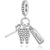 Alstade Bible Family Mom Wife Love Heart Dangle Charm 925 Sterling Silver Charms fits Bracelets and Necklace Pendant Bead Charms Jewelry Present for Women Family Friends