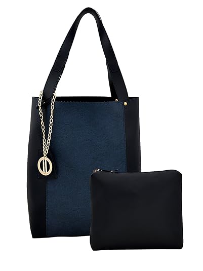 Yelloe Blue Handbag For Women SA6H9038I
