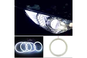 1 Pair Halo Led Angel Lights,Led Light Led Halo for Motorcycle Car(100mm)