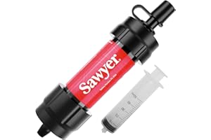 Sawyer Products SP120 Mini Water Filtration System, Filter and Cleaning Plunger only, Single, Red