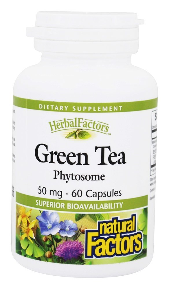 Natural Factors HerbalFactors Green Tea Phytosome, Rich in Natural