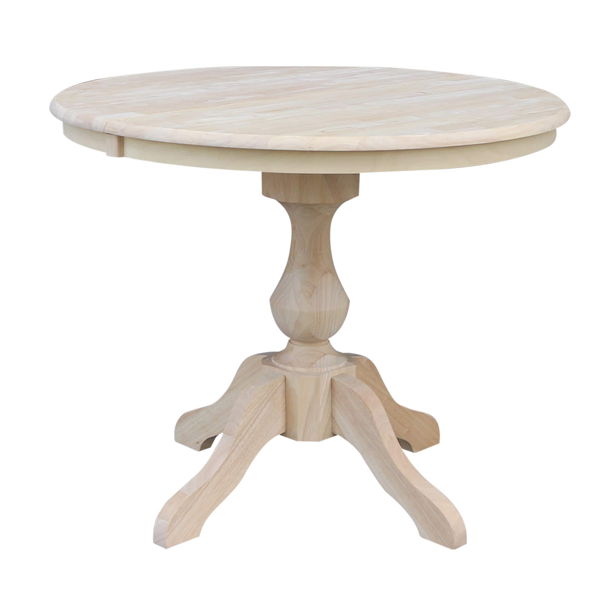 International Concepts 36" Round Top Pedestal Dining Table with 12 ...