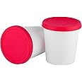 StarPack Home Ice Cream Freezer Storage Containers Set of 2 with Silicone Lids