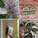 Rustproof Brick Wall Hangers - 5 Pack Heavy Duty Hooks for Hanging Decorations, Lights, Pictures - Fits 2-1/4 to 2-3/8 Inch Bricks - Indoor/Outdoor