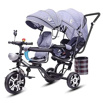 Amazoncom Baby Stroller Yxgh At Twin Tricycle Childrens #triple #stroller #for #infant #and #toddler