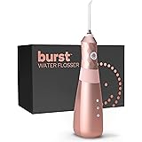 Water Flosser for Teeth, Gums & Braces Care, by BURST, Water Resistant, Cordless & Travel Ready, Deep Clean, Fresh Breath & H