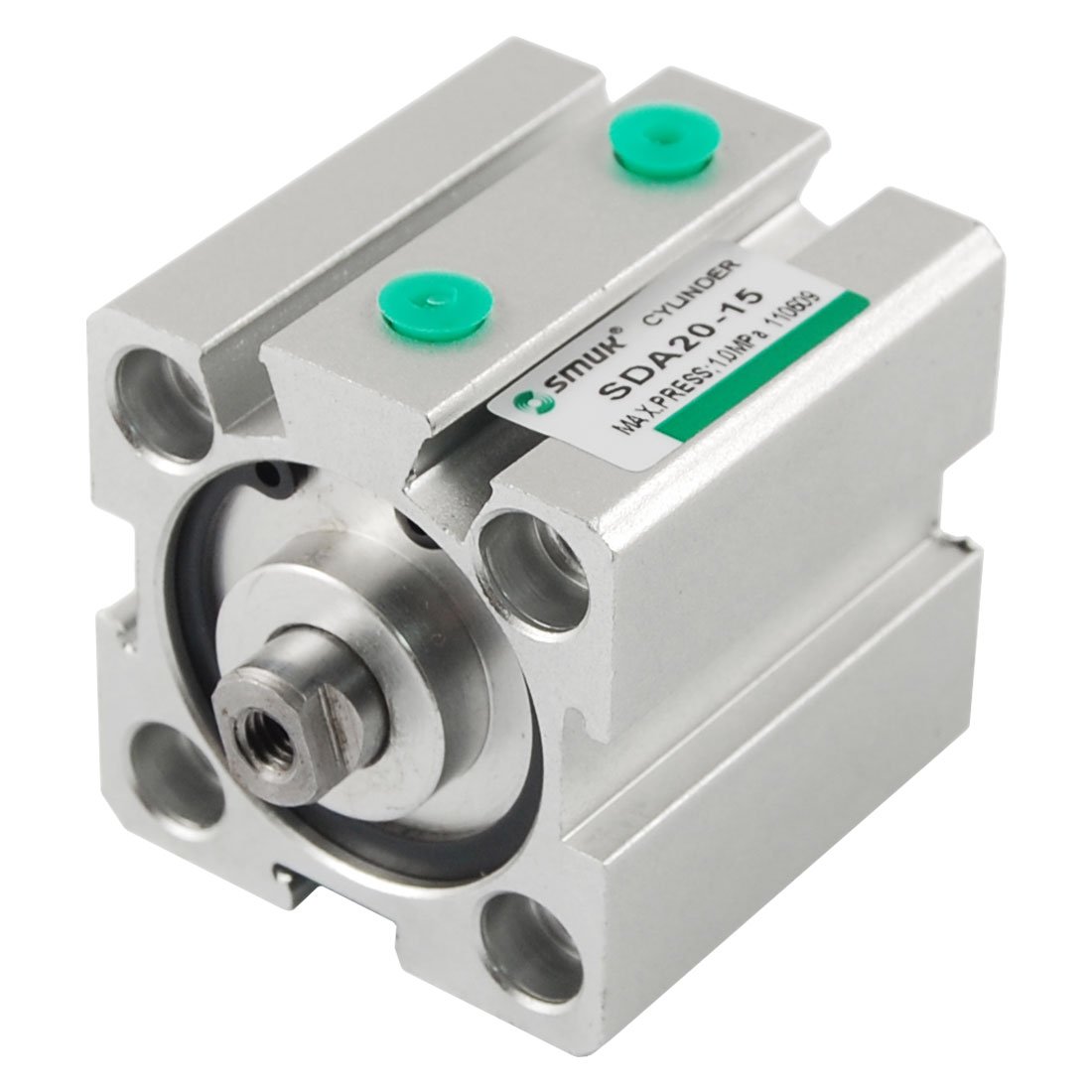 Sourcingmap 20mm Bore 15mm Stroke Compact Pneumatic Air Cylinder SDA