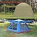 Top Lander Adjustable Tent Tarp Poles Folding 3 Section Dual Size Steel Camping Tent Accessories for Headroom Canopy Porch Awning Sun Sails Support