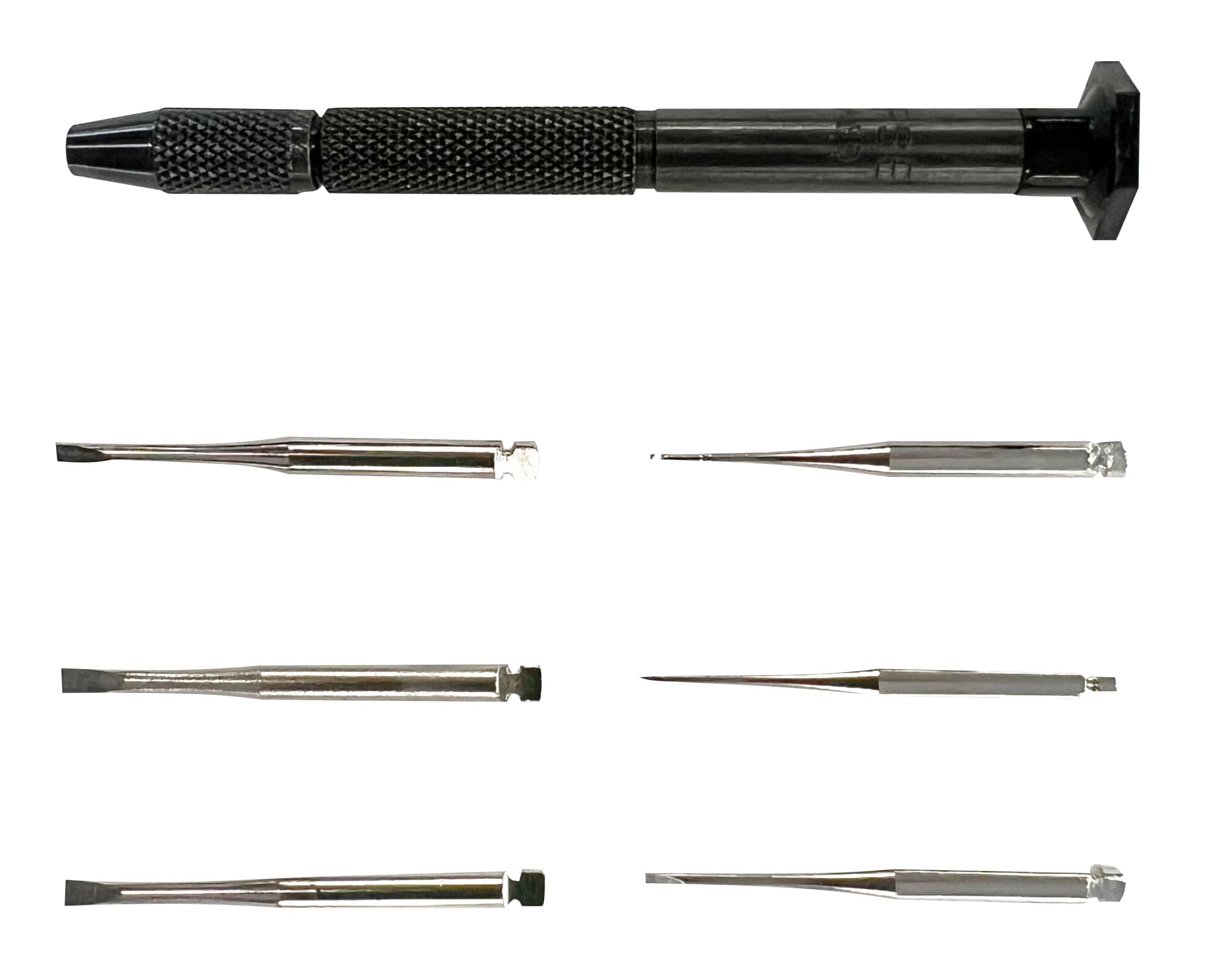 Eclipse Professional Tools 7772 Jewellers Pocket Screwdriver Set (1 screwdriver & 6 interchangeable blades)