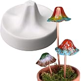 5" RD. Deep 2.5" Fluted Mushroom Drape Mold Glass Fusing