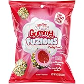Stuffed Puffs Gummy Fuzions Fruity Punch, 4.23 oz (2 Pack), Crunchy Chewy Candy
