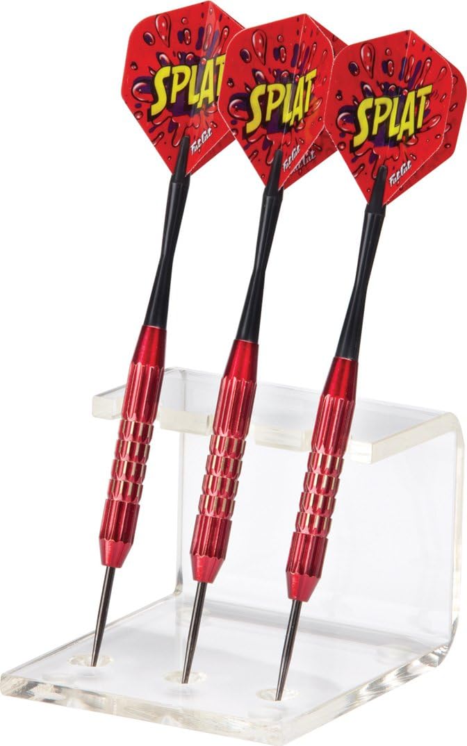 Viper Clear Acrylic Dart Holder/Display Stand, Holds 3 Steel/Soft Tip