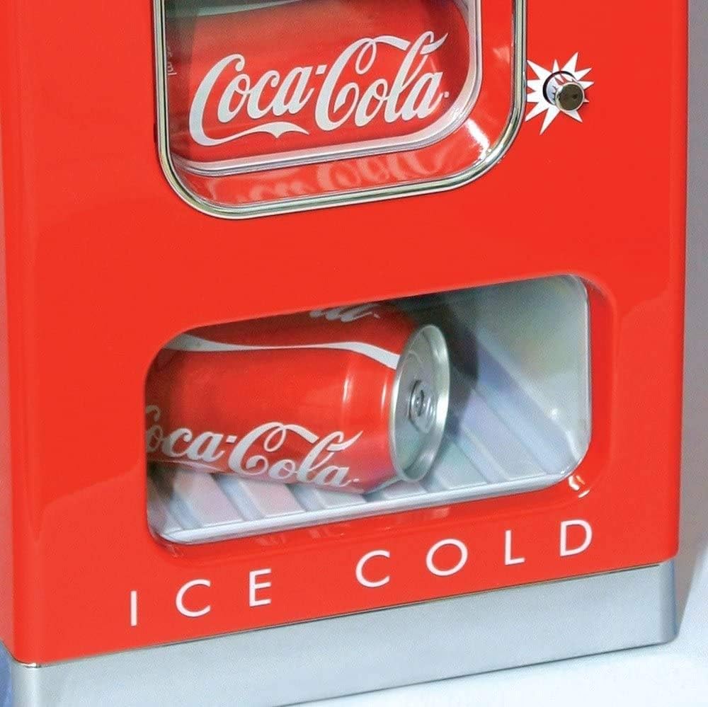 Koolatron Coca Cola Mini Fridge, Refrigerator for Bedroom Skincare Office Portable Table Top Beverage Cooler - Image 4