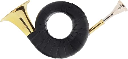 Cor De Chasse En Sib - Instrument à Vent En Laiton Portable Pour Débutants Et Amateurs - Avec Sac