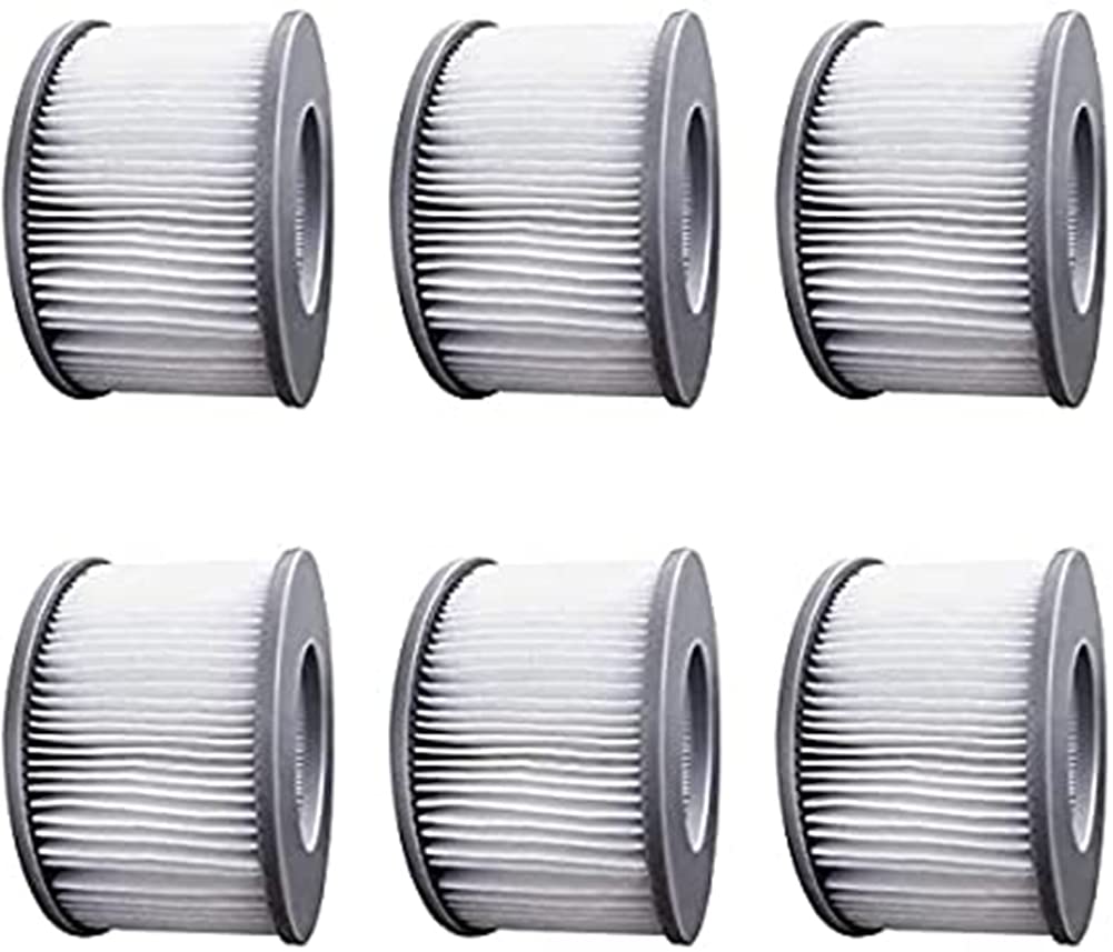 WuYan 6 Pack Hot Tub Filters for MSpa Inflatable Pools, Enhanced Version Filter Cartridge Pump Fit for MSPA all Current Hot Tubs