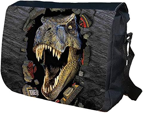 T-Rex Dinosaur Bag Cross Body Personalised Messenger Shoulder Bag