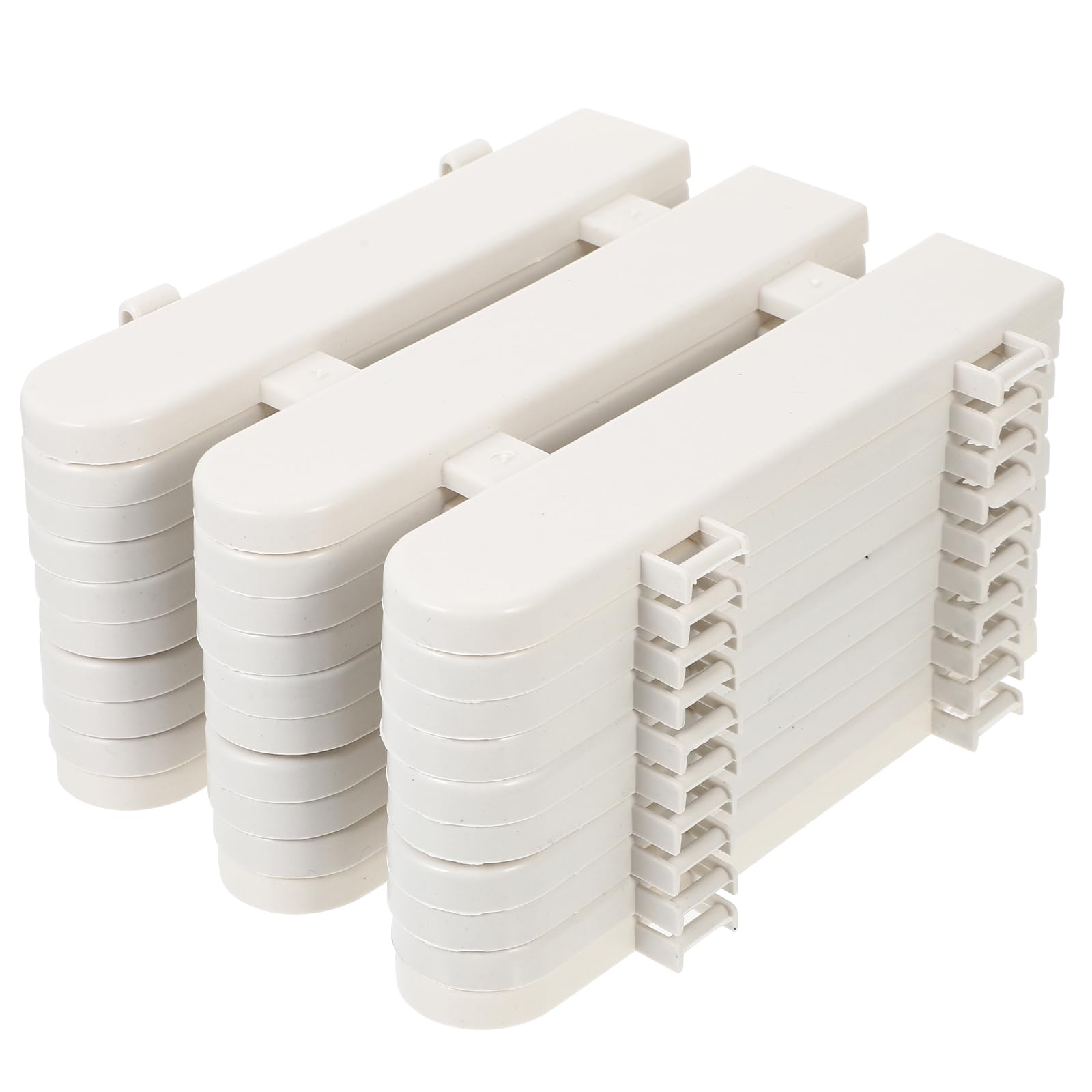 HANABASS Plastic White Picket Fence 10Pcs Decorative Garden Fence Panels 7.9X6.7 Inch for Pathway Edging Yard and Party Outdoor Decoration