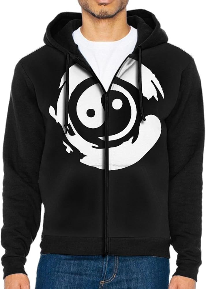 swimming yin yang hoodie