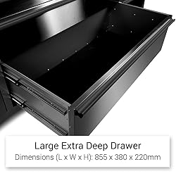 AnorTrek 72 inch 15 Drawers Tool Chest with 3 Up