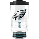 Tervis NFL Philadelphia Eagles - Arctic Made in USA Double Walled Insulated Tumbler Travel Cup Keeps Drinks Cold & Hot, 16oz, Classic