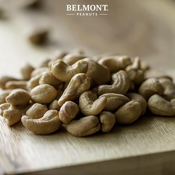BELMONT CASHEWS JUMBO SALTED WHOLE CASHEWS, 10 OZ, CLASSIC COLLECTION