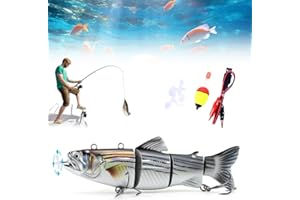 JUVHOT 2025 New Robotic Fishing Lure, Swimming Bait for Freshwater and Saltwater, Bass Fishing Essentials Swim Lure Just Like a Real Injured Bait Fish