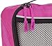 Bago Packing Cubes for Suitcases & Travel Bags - 8Pcs Luggage & Suitcase Organizer Bags Set - Compression Packing Cubes for Travel Organizer - 5 Cubes plus 3 Sealed ZipBags (Pink)