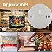 Shackcom Combination Smoke and Carbon Monoxide Detector Alarm, Protect Your Home from Fire and Gas Leaks, Even When You're Away, Battery Operated (Second Generation)