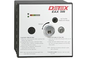 Detex EAX-3500 Timed Bypass Exit Alarm & Rechargeable Battery