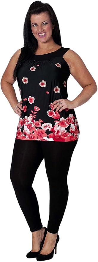 bubble hem sleeveless tops