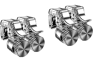 Housoutil 2 Pairs Model Mobile Game Controller Trigger, Cellphone Gaming Joystick, Gamepad Joysticks Shooting Game for Controller Game Pad Accessories