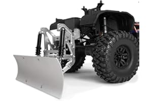 CNSZLAN Metal Snow Shovel Plow Blade for 1/10 RC TRX-4 Axial SCX10 II 90047 90047 90027 90028 SCX10III Crawler Car