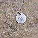 AOLO Minimalist Necklace Delicate Alloy Initial Charm M Necklace Womens