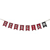 Georgia Bulldogs Tailgate Party Banner by Hanna's Handiworks | For School Parties, Graduations | Lightweight Fabric | Represent Your NCAA UGA Team Spirit | Part 1 “Georgia”
