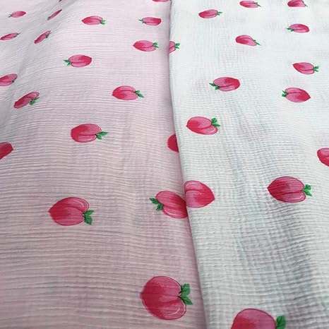 Amazon ガーゼ生地 コットン100 ダブルガーゼ 2層ガーゼ 綿 可愛い 桃柄 柔らかい 通気性 吸湿性 布 Diy 手芸 手作り 縫製 子供用 大人用 2メートル 布 生地 通販 Amazon ガーゼ生地 コットン100 ダブルガーゼ 2層ガーゼ 綿 可愛い 桃柄 柔らかい 通気性 吸湿性 布 Diy 手芸 手作り 縫製 子供用 大人用 2メートル 布 生地 通販