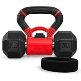 Venmark - Kettlebell Grip for Dumbbell - Dumbbell to Kettlebell Grip Converter Handle, 100 LB Capacity - Portable Dumbbells Converter with Sweat-Resistant Handle