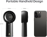 JISULIFE Portable Handheld Turbo Fan 6000mAh USB Rechargeable - Black view 8