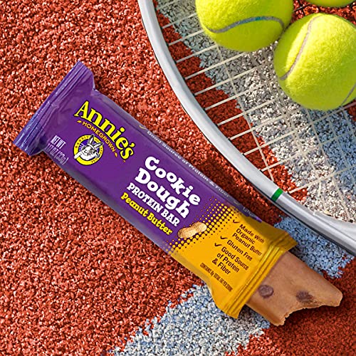 Annie's Homegrown Cookie Dough Protein Bar Peanut Butter, 1.17 oz, 5 ct