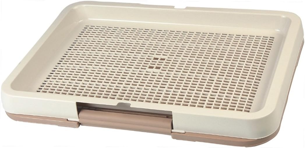 DogToilet24 H684B Dog toilet, Color: Brown, Size: L (L63cm x W47cm)